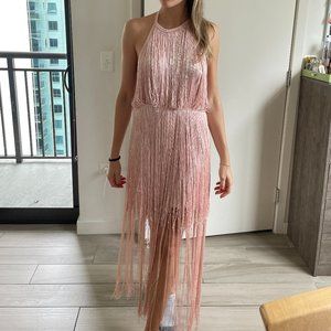 Blush pink short dress